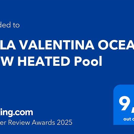 Villa Valentina Ocean View Heated Pool 아데제 외부 사진