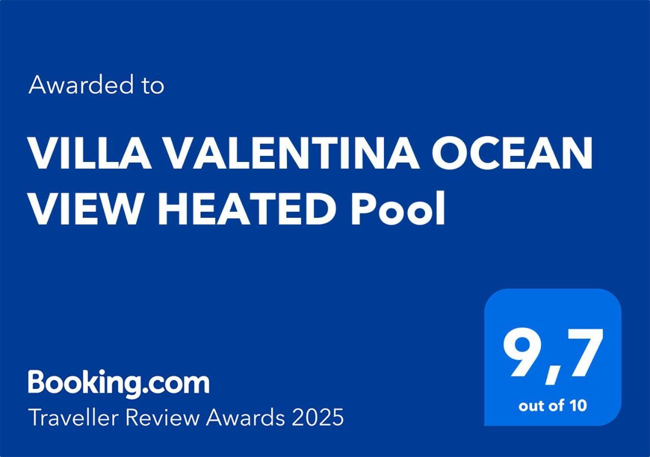 Villa Valentina Ocean View Heated Pool 아데제 외부 사진